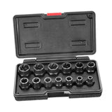 Maxbell 13x Socket Tool Repairing Tools Portable Drive Impact Bolt Nut Extractor Set