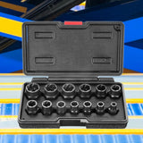 Maxbell 13x Socket Tool Repairing Tools Portable Drive Impact Bolt Nut Extractor Set