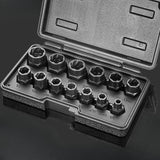 Maxbell 13x Socket Tool Repairing Tools Portable Drive Impact Bolt Nut Extractor Set