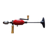 Maxbell Hand Drill Red Carpentry Tool Easy to Use DIY Accessories Woodwork Hand Tool