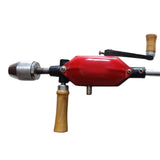 Maxbell Hand Drill Red Carpentry Tool Easy to Use DIY Accessories Woodwork Hand Tool