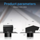 Maxbell 6 inch Roof Vent with Damper Roof Vent Cap for Outdoor Roof Exhaust Vent Cap