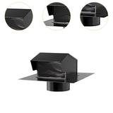 Maxbell 6 inch Roof Vent with Damper Roof Vent Cap for Outdoor Roof Exhaust Vent Cap