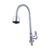 Maxbell Single Cold Water Faucet Practical Stainless Steel for Bathroom Home Kitchen No Wall Mounted