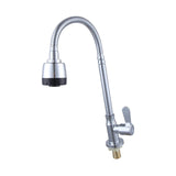Maxbell Single Cold Water Faucet Practical Stainless Steel for Bathroom Home Kitchen No Wall Mounted