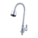 Maxbell Single Cold Water Faucet Practical Stainless Steel for Bathroom Home Kitchen No Wall Mounted