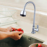 Maxbell Single Cold Water Faucet Practical Stainless Steel for Bathroom Home Kitchen No Wall Mounted