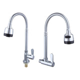 Maxbell Single Cold Water Faucet Practical Stainless Steel for Bathroom Home Kitchen No Wall Mounted