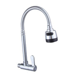 Maxbell Single Cold Water Faucet Practical Stainless Steel for Bathroom Home Kitchen Wall Mounted