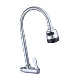 Maxbell Single Cold Water Faucet Practical Stainless Steel for Bathroom Home Kitchen Wall Mounted