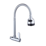 Maxbell Single Cold Water Faucet Practical Stainless Steel for Bathroom Home Kitchen Wall Mounted