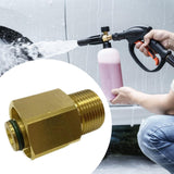 Maxbell Pressure Washer Hose Connector M22/14 Interface Solid for Household Cleaning
