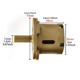 Maxbell Marble Hollow Core Drill Professional Sink Drill for Glass Tile Concrete Style B