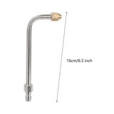 Maxbell Water Washer Lance Spray Rod Curved Head Rod Home Use Sprayer Extension Rod Length 16 cm