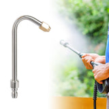 Maxbell Water Washer Lance Spray Rod Curved Head Rod Home Use Sprayer Extension Rod Length 15 cm