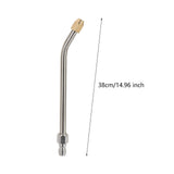 Maxbell Water Washer Lance Spray Rod Curved Head Rod Home Use Sprayer Extension Rod Length 38 cm