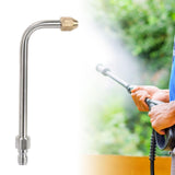 Maxbell Water Washer Lance Spray Rod Curved Head Rod Home Use Sprayer Extension Rod Length 34 cm