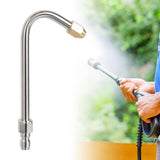 Maxbell Water Washer Lance Spray Rod Curved Head Rod Home Use Sprayer Extension Rod Length 33 cm