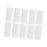Maxbell 100x Wall Mounted Hook Fasteners DIY Enthusiasts Tile Fixed Mounting K Hooks Aluminum 9x0.2x1.6cm