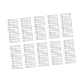 Maxbell 100x Wall Mounted Hook Fasteners DIY Enthusiasts Tile Fixed Mounting K Hooks Aluminum 9x0.2x1.6cm