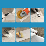 Maxbell 100x Wall Mounted Hook Fasteners DIY Enthusiasts Tile Fixed Mounting K Hooks Steel 9x0.1x1.9cm