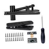 Maxbell Hidden Door Hinge Pivot Hinge Kit Sturdy for Bookshelf Door Stainless Steel