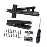 Maxbell Hidden Door Hinge Pivot Hinge Kit Sturdy for Bookshelf Door Stainless Steel
