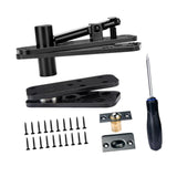Maxbell Hidden Door Hinge Pivot Hinge Kit Sturdy for Bookshelf Door Stainless Steel