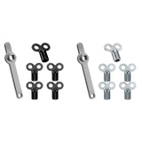 Maxbell 5 Radiator Bleed Key and 1 Radiator Key Wrench Radiator Spanner for Bleeding With 5 Black Keys