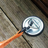 Maxbell Trailer Rope Ring Wear Resistant Universal Easy Installation D Ring Tie Down