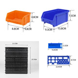 Maxbell Storage Bins Parts Rack Store Hardware Bolts Garage Shop Tool Nuts Organizer