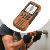 Maxbell 5 in 1 Stud Finder Wall Scanner Auto Calibration 15x6.7x3cm with Audio Alarm Yellow