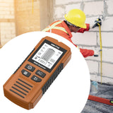 Maxbell 5 in 1 Stud Finder Wall Scanner Auto Calibration 15x6.7x3cm with Audio Alarm Yellow