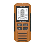 Maxbell 5 in 1 Stud Finder Wall Scanner Auto Calibration 15x6.7x3cm with Audio Alarm Yellow