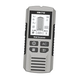 Maxbell 5 in 1 Stud Finder Wall Scanner Auto Calibration 15x6.7x3cm with Audio Alarm Silvery