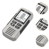 Maxbell 5 in 1 Stud Finder Wall Scanner Auto Calibration 15x6.7x3cm with Audio Alarm Silvery