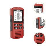 Maxbell 5 in 1 Stud Finder Wall Scanner Auto Calibration 15x6.7x3cm with Audio Alarm Red