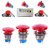 Maxbell Momentary Push Button Utility Accessory Easy Installation Professional Metal 16 mm