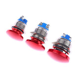 Maxbell Momentary Push Button Utility Accessory Easy Installation Professional Metal 16 mm