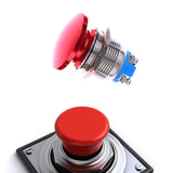Maxbell Momentary Push Button Utility Accessory Easy Installation Professional Metal 19 mm