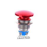 Maxbell Momentary Push Button Utility Accessory Easy Installation Professional Metal 19 mm