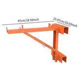 Maxbell 2Pcs Ladder Jack Scaffold Bracket Sturdy Adjustable Height Ladder Stabilizer