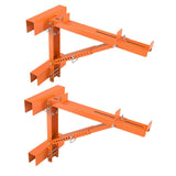 Maxbell 2Pcs Ladder Jack Scaffold Bracket Sturdy Adjustable Height Ladder Stabilizer
