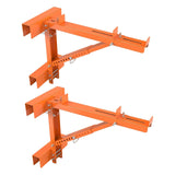 Maxbell 2Pcs Ladder Jack Scaffold Bracket Sturdy Adjustable Height Ladder Stabilizer