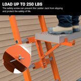 Maxbell 2Pcs Ladder Jack Scaffold Bracket Sturdy Adjustable Height Ladder Stabilizer