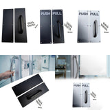 Maxbell Stainless Steel Door Handles Sturdy Pull Push Handles for Hotels Public Home No Pattern