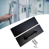 Maxbell Stainless Steel Door Handles Sturdy Pull Push Handles for Hotels Public Home No Pattern