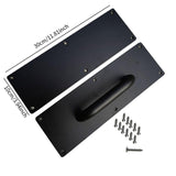 Maxbell Stainless Steel Door Handles Sturdy Pull Push Handles for Hotels Public Home No Pattern
