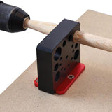 Maxbell Dowel Maker Jig Wear Resistant 8 Holes Aluminum Alloy Adjustable Dowel Maker