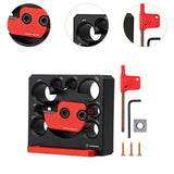 Maxbell Dowel Maker Jig Wear Resistant 8 Holes Aluminum Alloy Adjustable Dowel Maker
